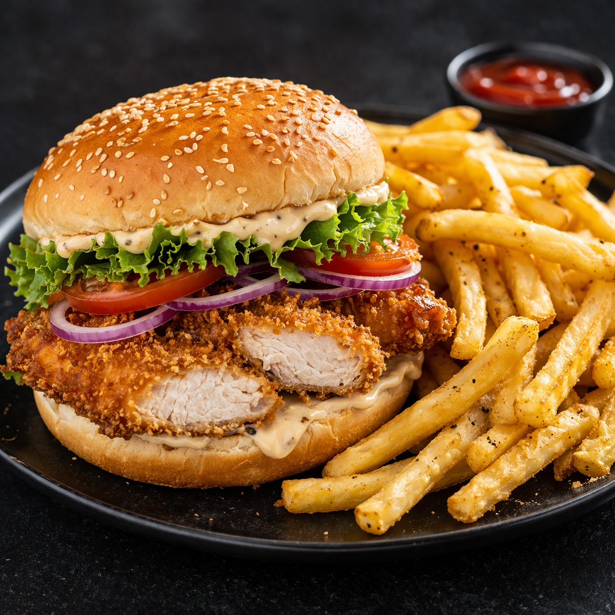 S-Burger Katsu de Poulet