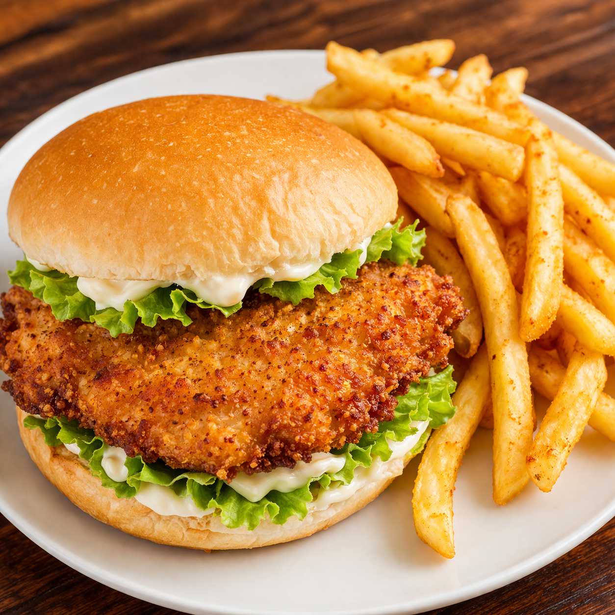 S-Rounder Tikka De Poulet French Fries